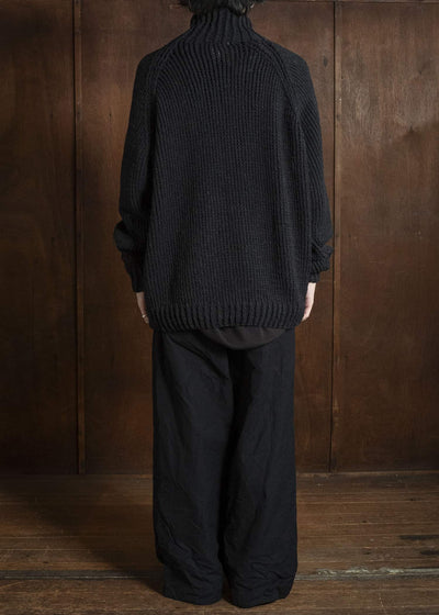 unkruid five pockets black herringbone