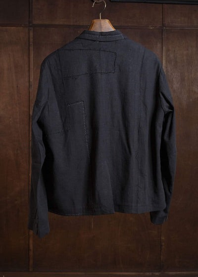 Professor.E PATCHWORK BLAZER BLACK 26SS-PE-JKT-02
