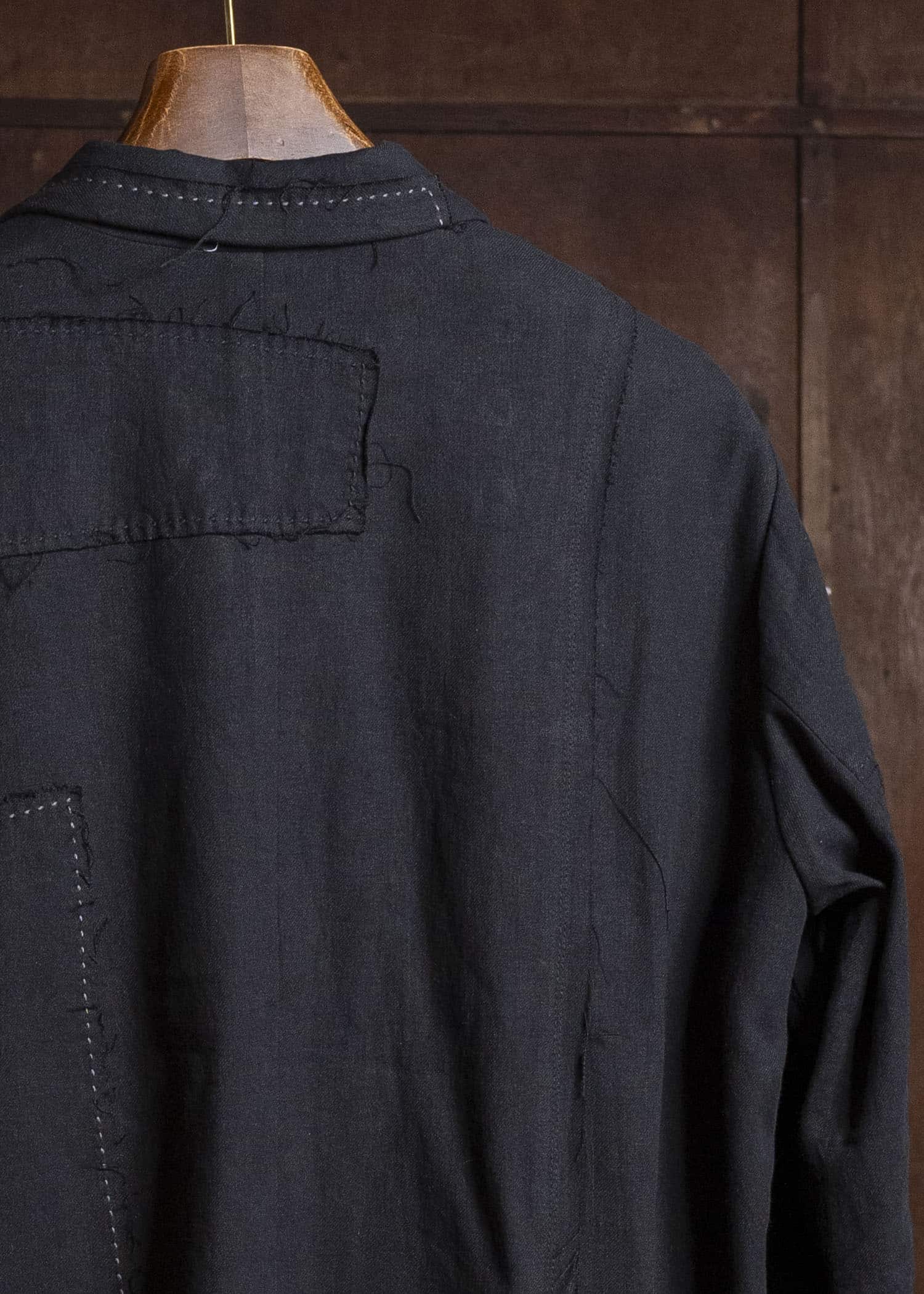 Professor.E PATCHWORK BLAZER BLACK 26SS-PE-JKT-02