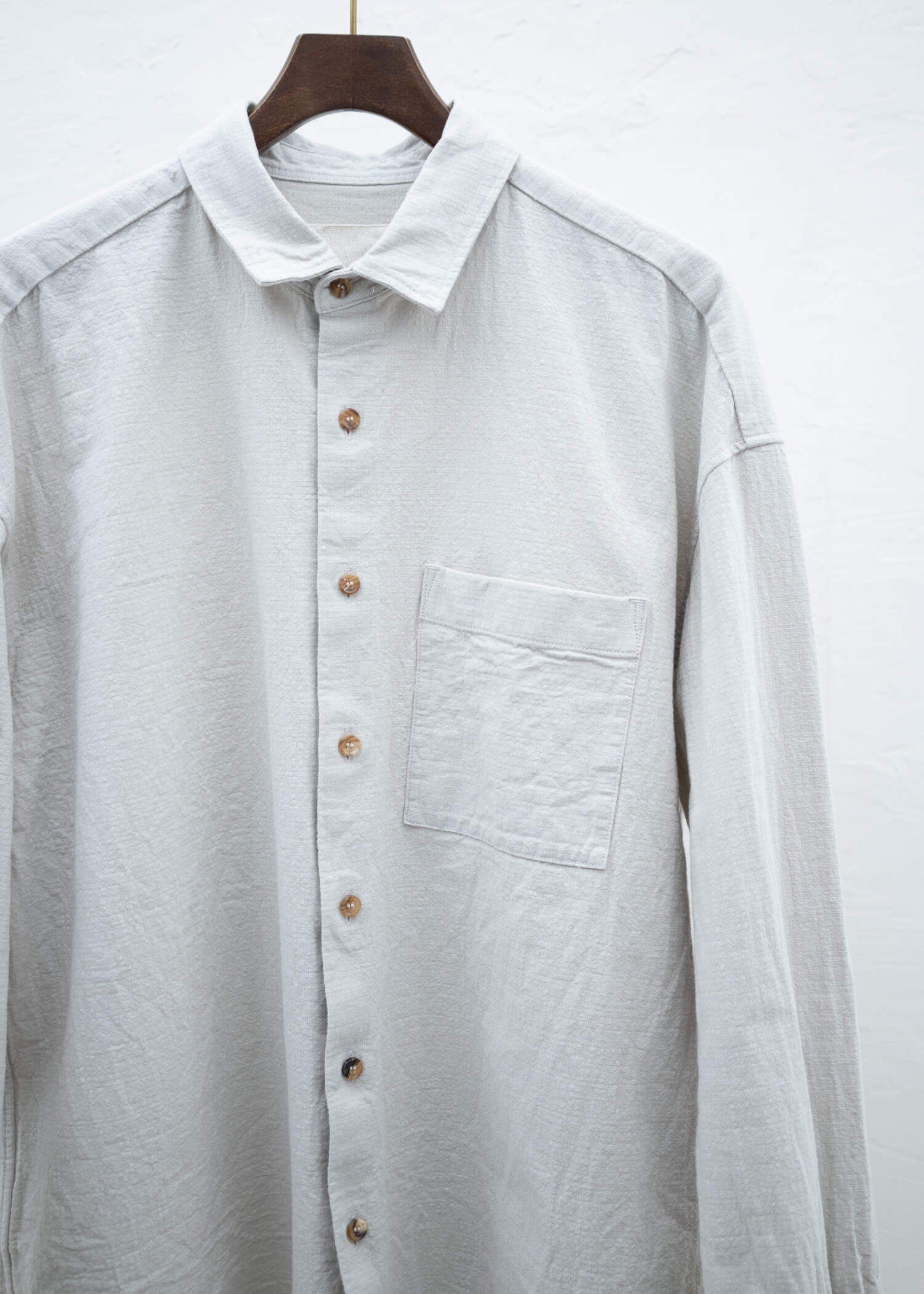 YOKO SAKAMOTO CLASSIC SHIRT BEIGE