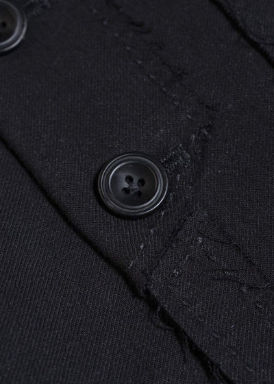Professor.E PATCHWORK BLAZER BLACK 26SS-PE-JKT-02