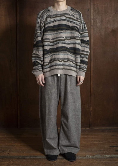 unkruid deep reading grey herringbone fine loden