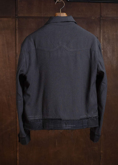 Professor.E STITCH WORK JKT BLACK 26SS-PE-JKT-01