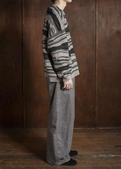unkruid deep reading grey herringbone fine loden