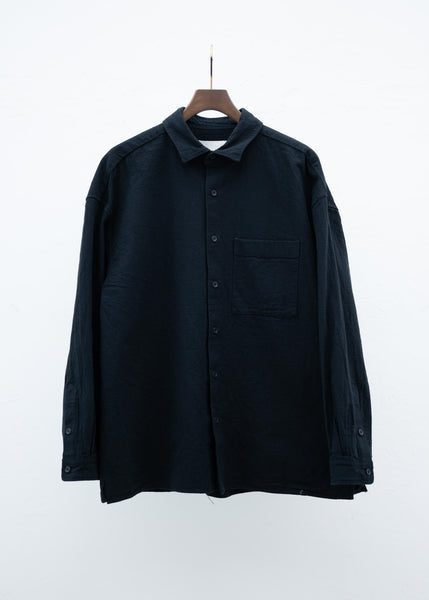 YOKO SAKAMOTO CLASSIC SHIRT BLACK