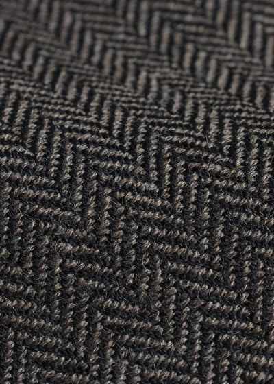 Gathering Textiles Farmer Pants Handwoven Wool , Himalayan Hoothills , Black And Grey Yarn FAP01-HW-BK