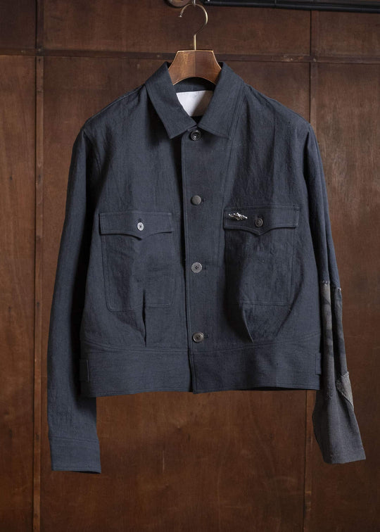 Professor.E 0222 / REAPIRED CYCLIST JKT DARK NAVY 26SS-FM-JKT-01