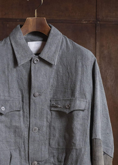 Professor.E 0222 / REAPIRED CYCLIST JKT GREY 26SS-FM-JKT-01