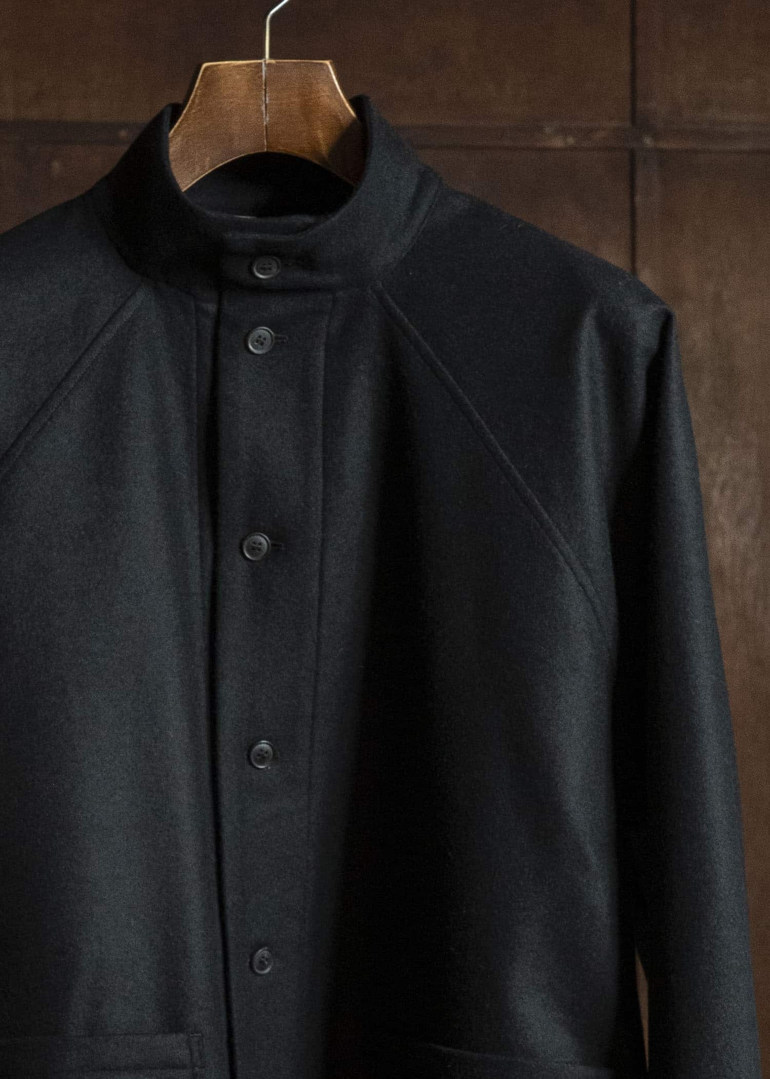 unkruid pickers shirt black fine loden