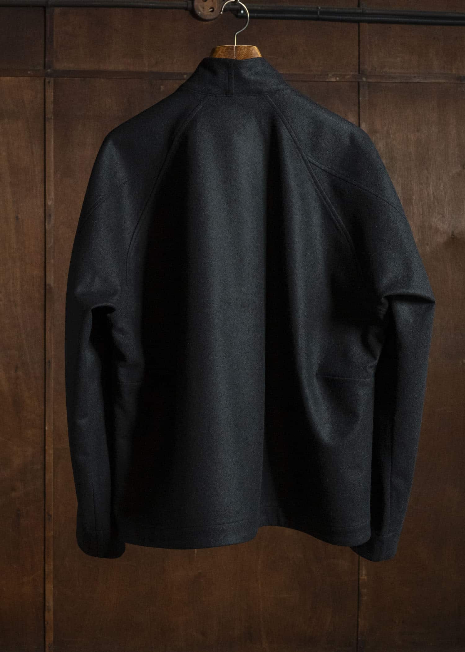 unkruid pickers shirt black fine loden