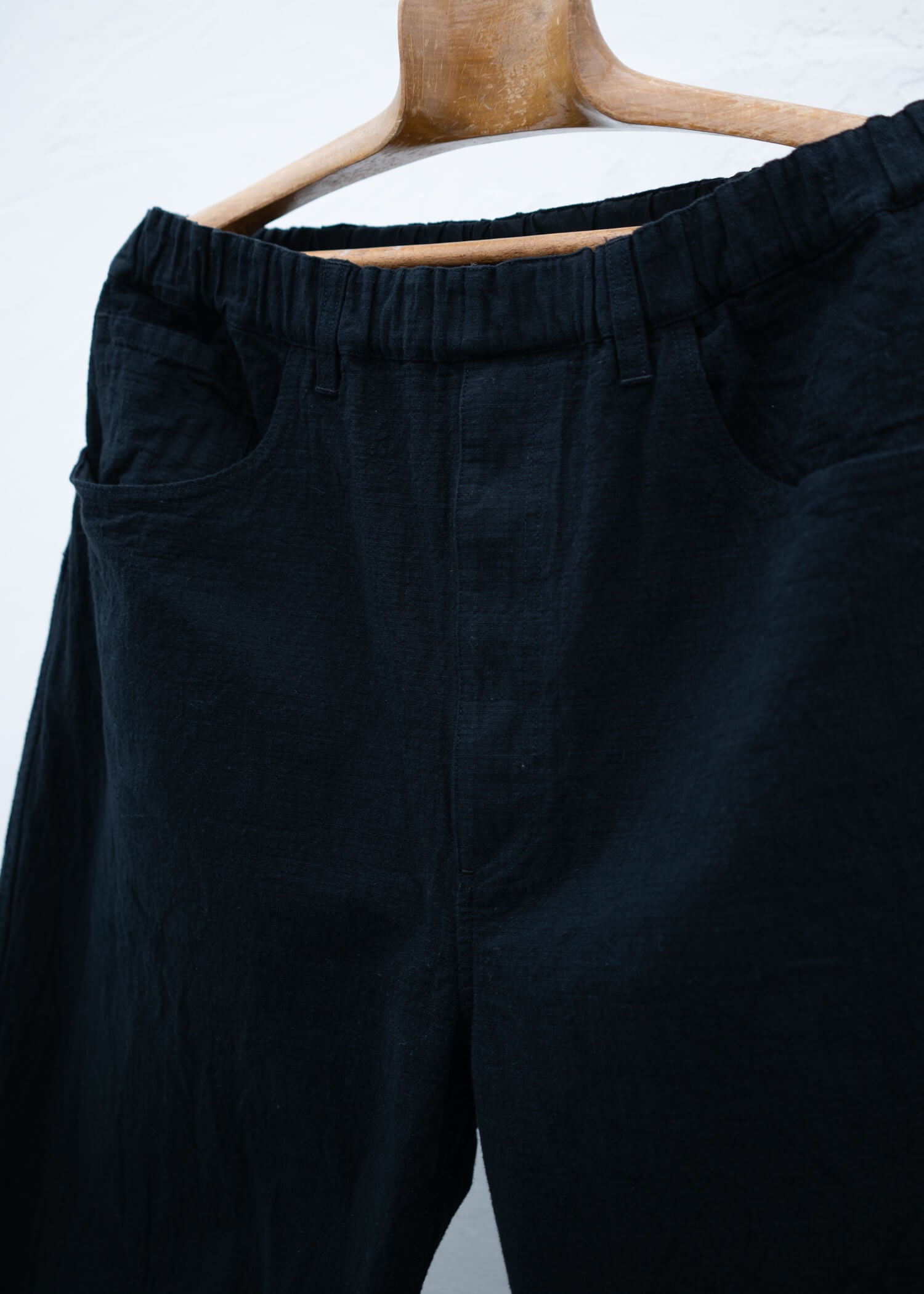 YOKO SAKAMOTO CLASSIC 5 POCKET PANTS BLACK