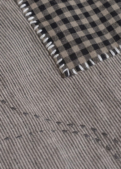 Professor.E 0222 / GRANDPA'S REPAIRED SHIRT GREY 26SS-FM-LSH-01