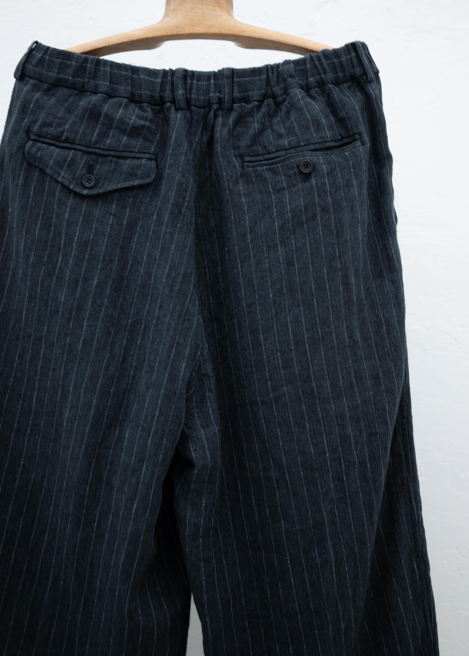 YOKO SAKAMOTO ATELIER BAGGY PANTS BLACK