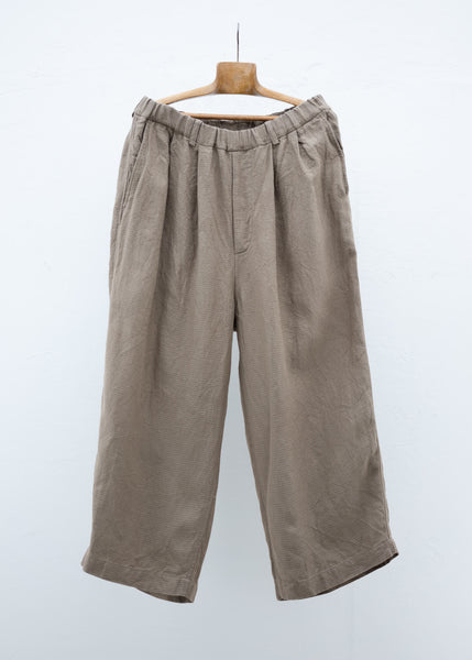 YOKO SAKAMOTO ATELIER BAGGY PANTS BEIGE