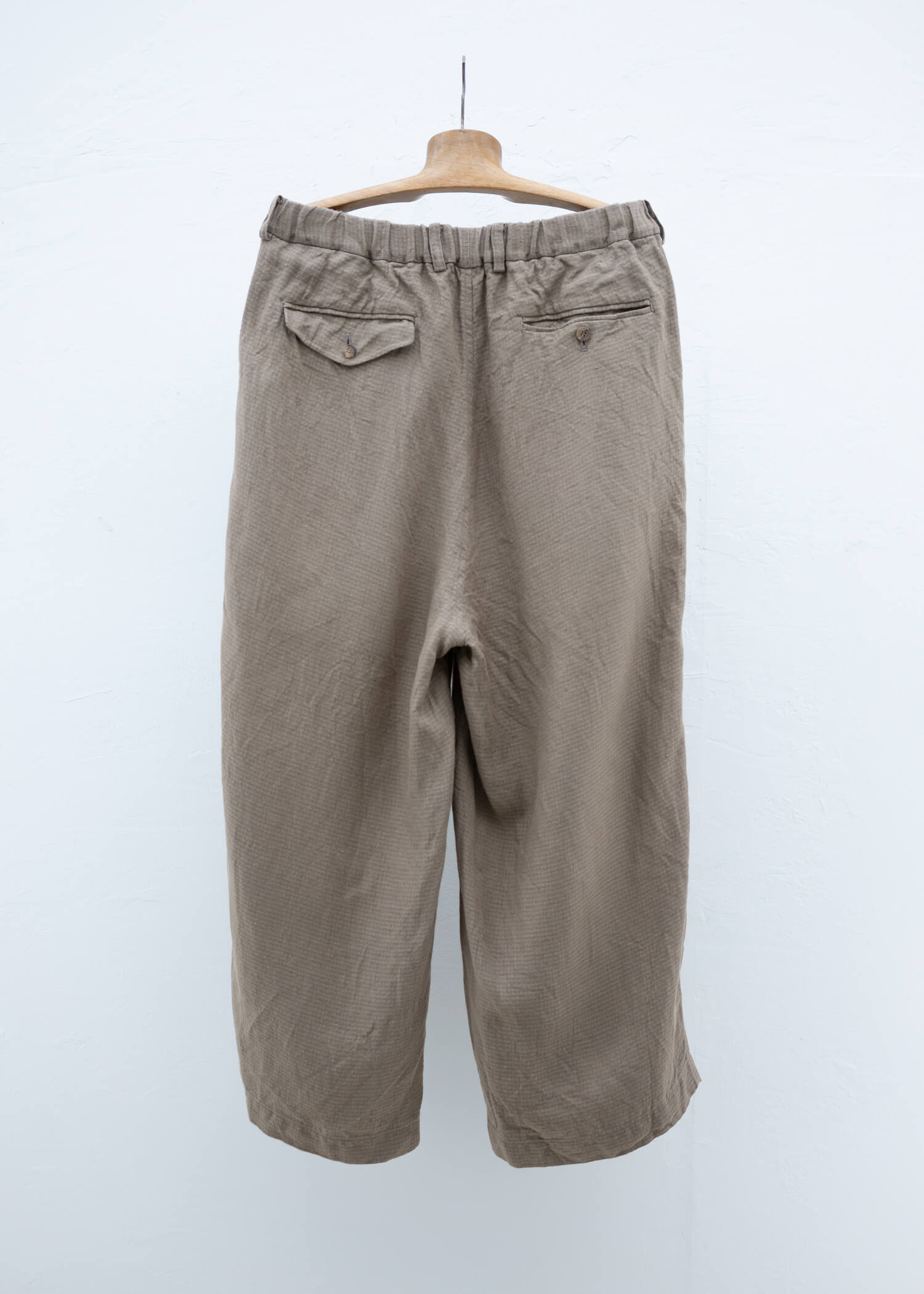 YOKO SAKAMOTO ATELIER BAGGY PANTS BEIGE