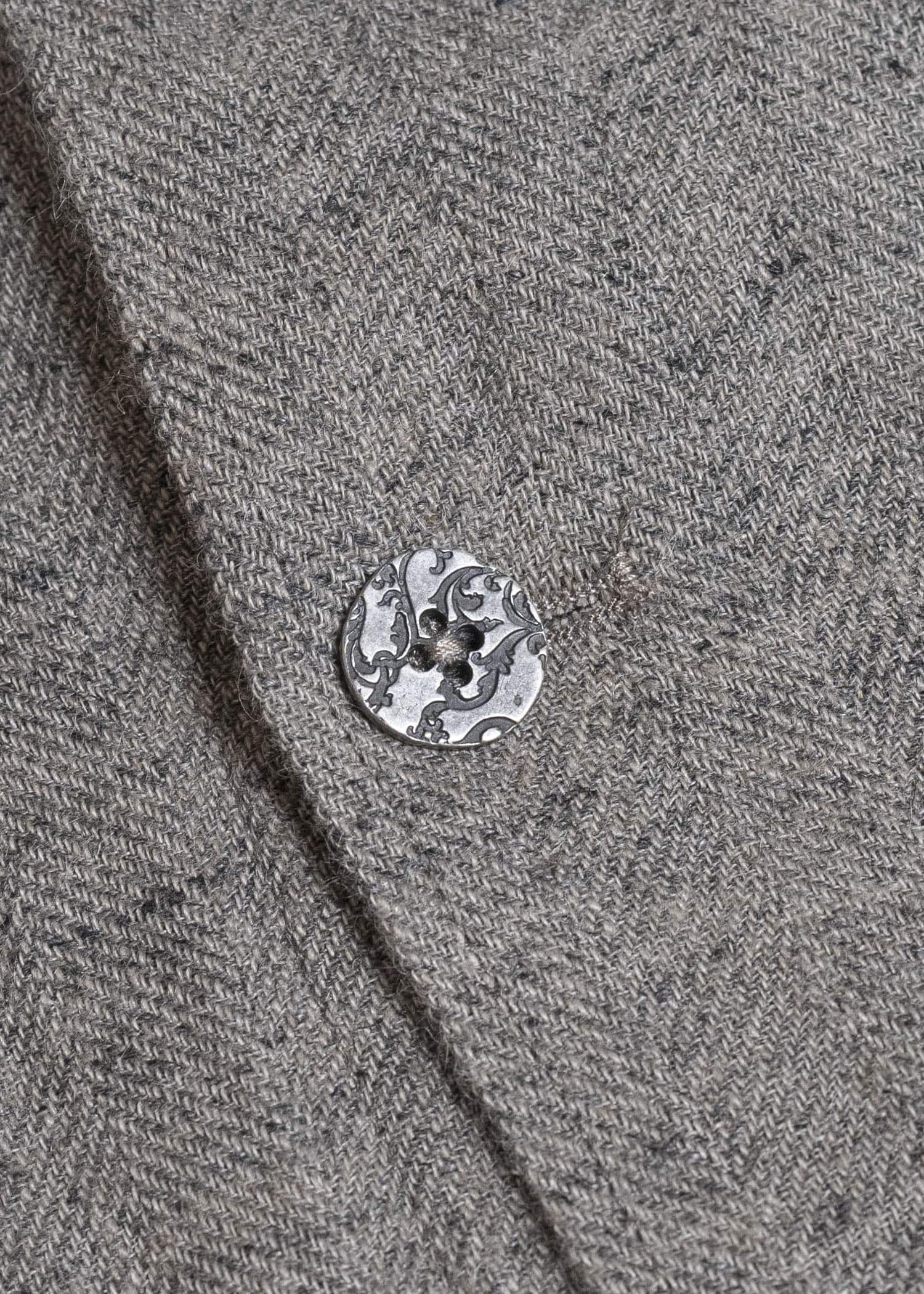 Professor.E LINEN DB JKT GREY 26SS-FM-JKT-03