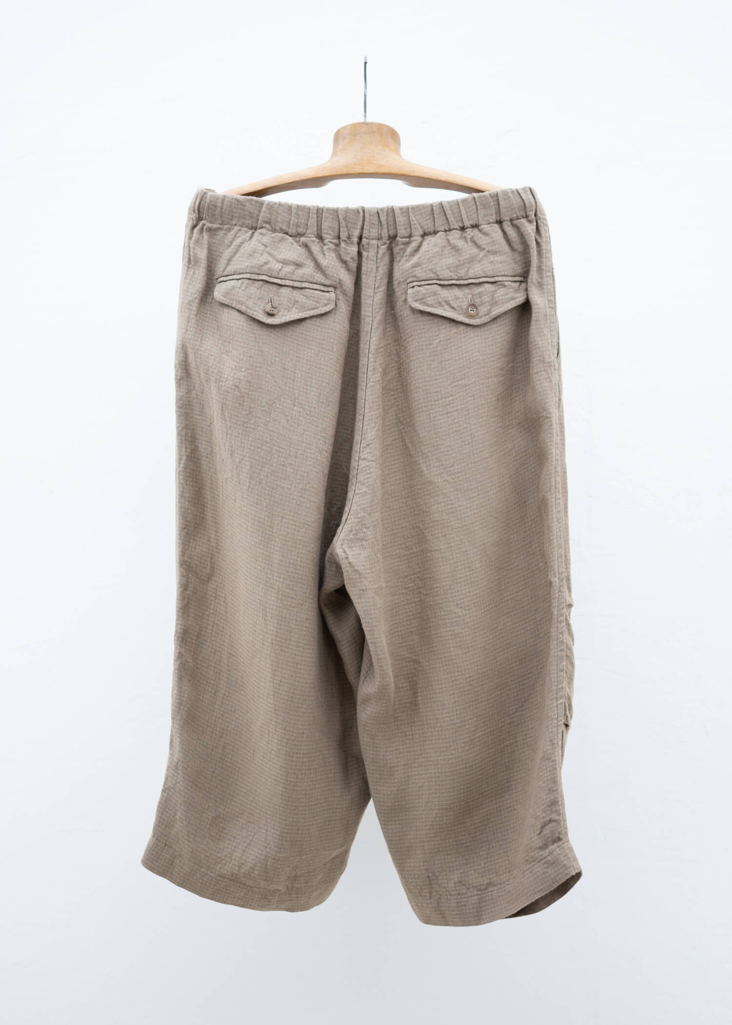 YOKO SAKAMOTO ATELIER OVER PANTS BEIGE