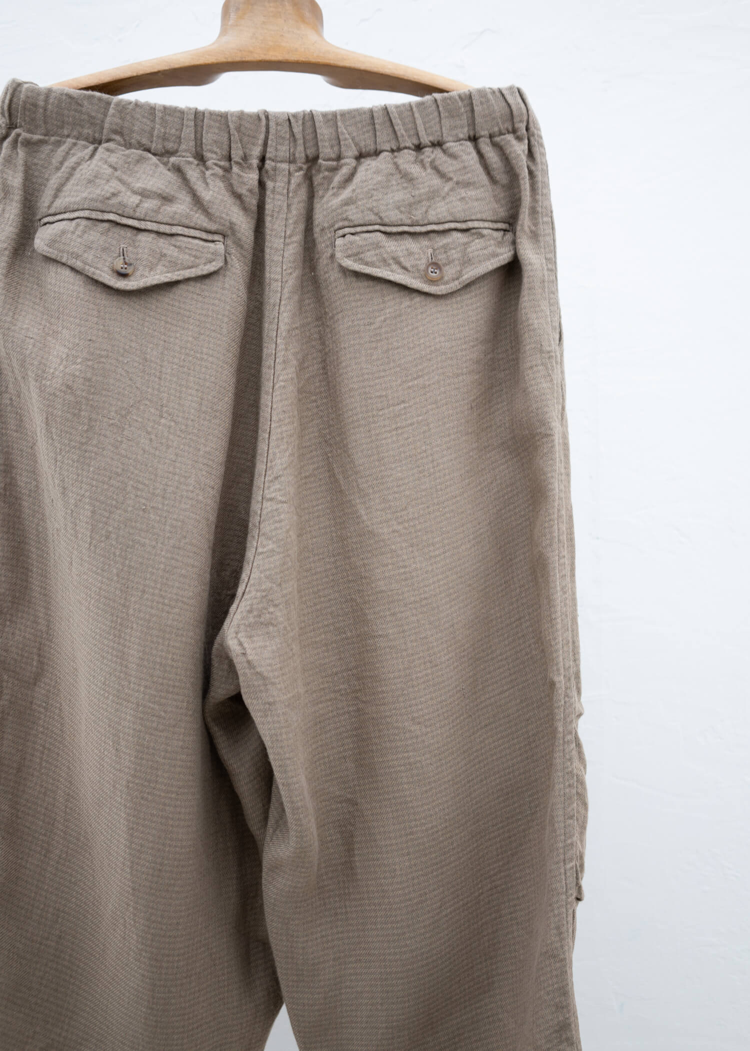 YOKO SAKAMOTO ATELIER OVER PANTS BEIGE