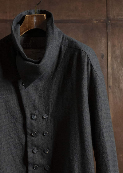 ZIGGY CHEN 0M2530742 HIGH NECK SHIRT JACKET 55