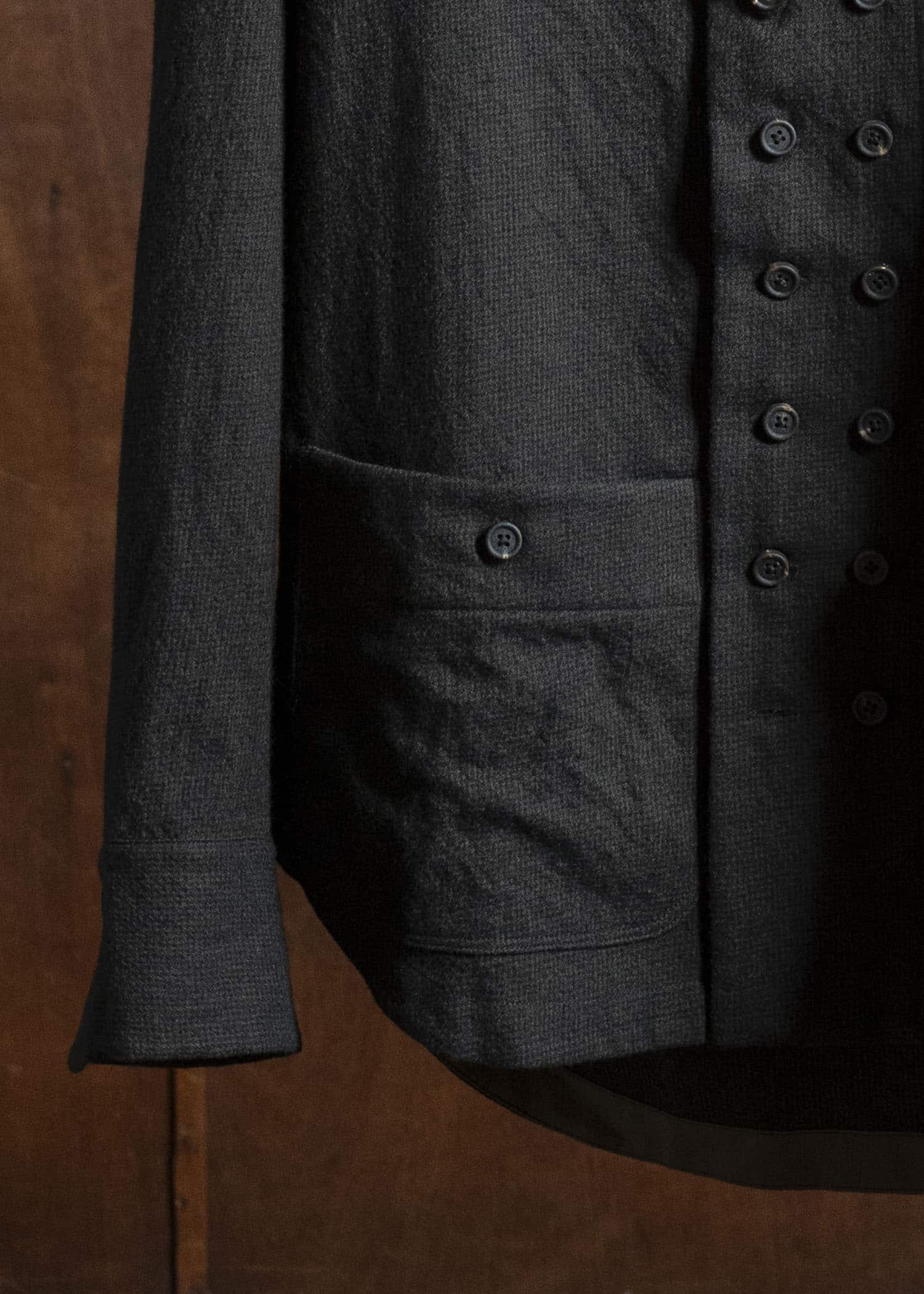 ZIGGY CHEN 0M2530742 HIGH NECK SHIRT JACKET 55