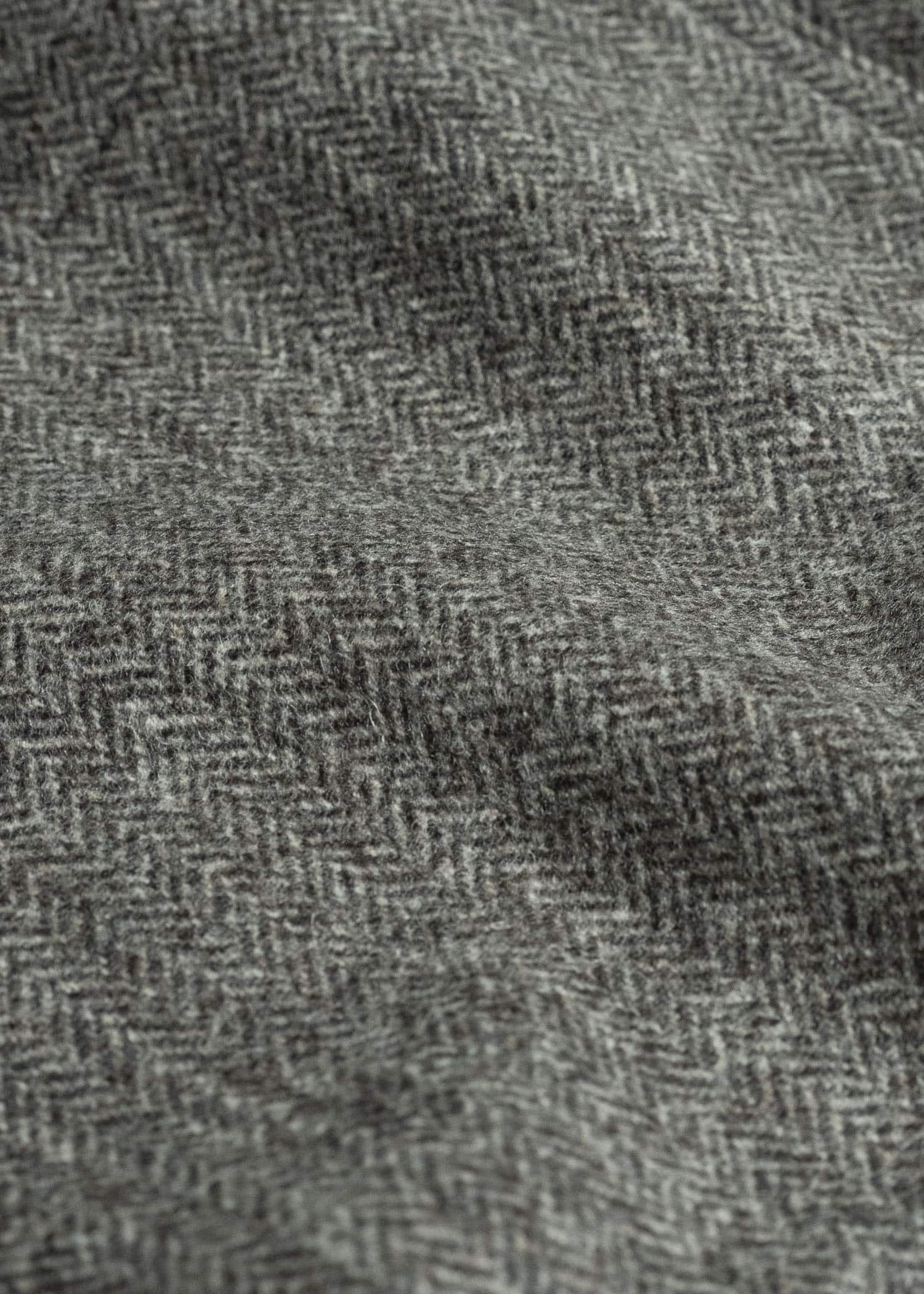 unkruid pickers shirt grey herringbone fine loden