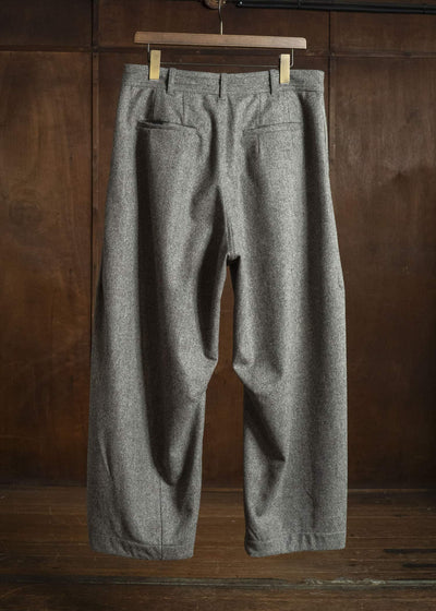 unkruid new baggy grey herringbone fine loden