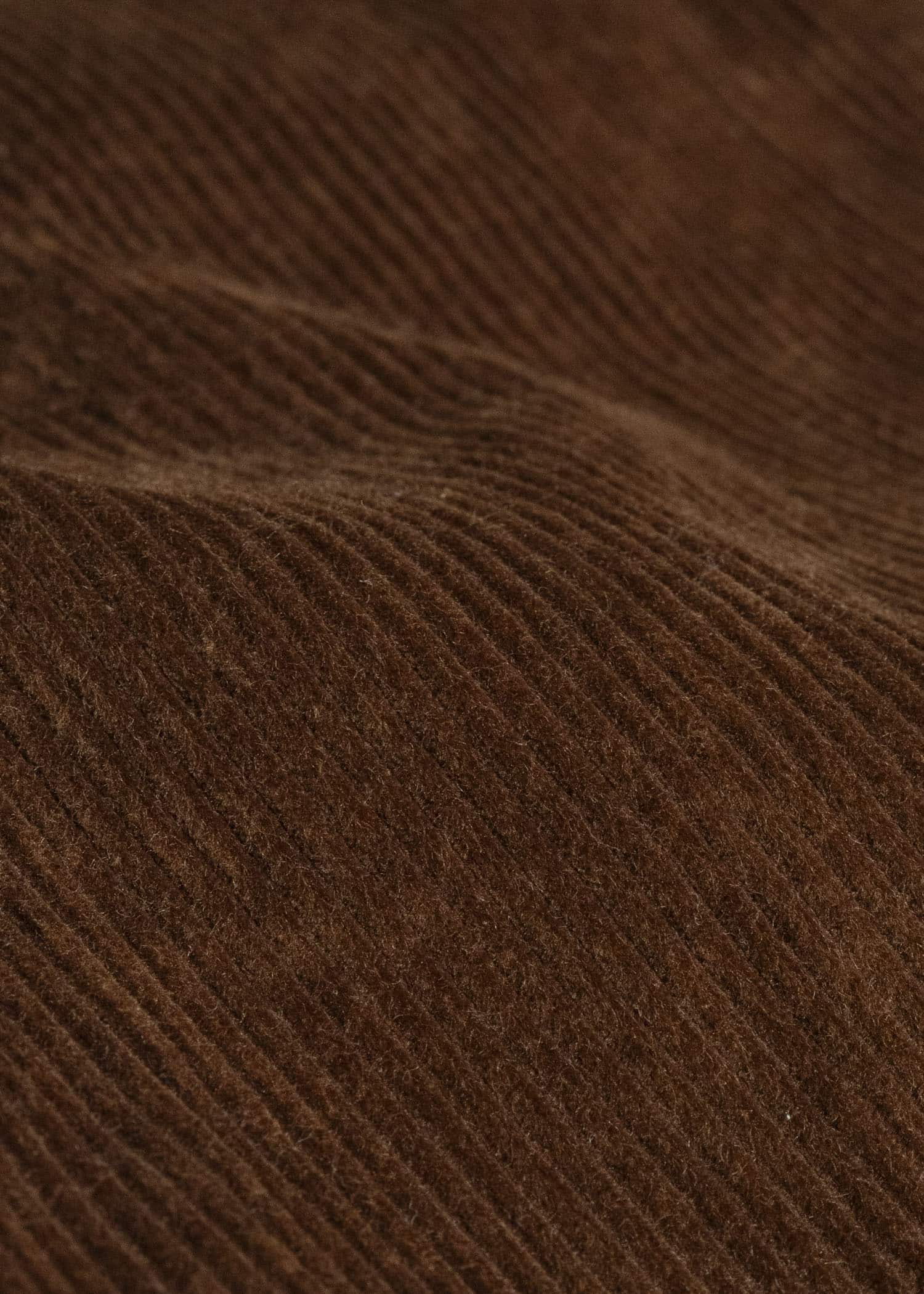 unkruid five pockets brown heavy corduroy