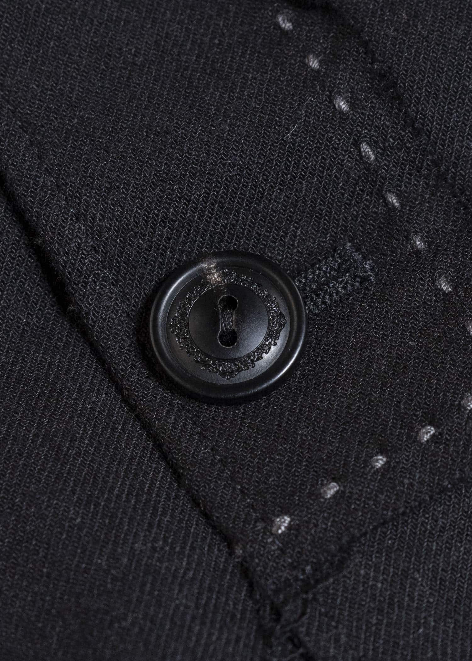 Professor.E PATCHWORK WAISTCOAT BLACK 26SS-PE-VST-01