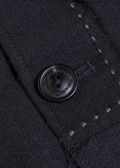 Professor.E PATCHWORK WAISTCOAT BLACK 26SS-PE-VST-01