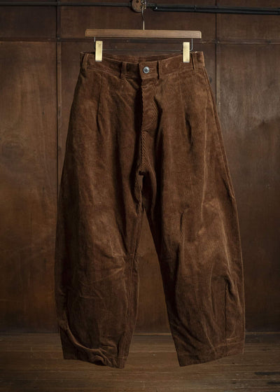 unkruid new baggy brown heavy corduroy
