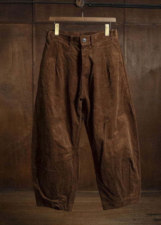 unkruid new baggy brown heavy corduroy