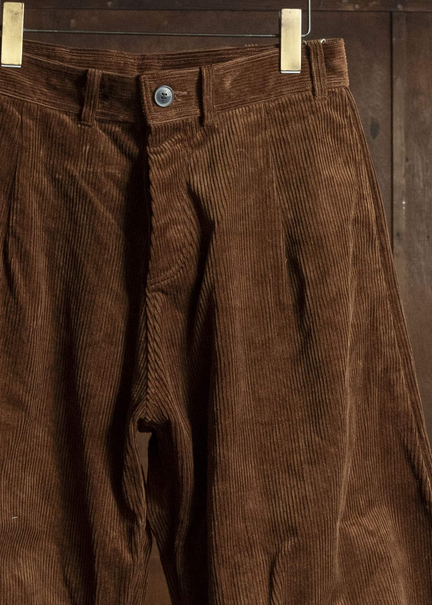 unkruid new baggy brown heavy corduroy