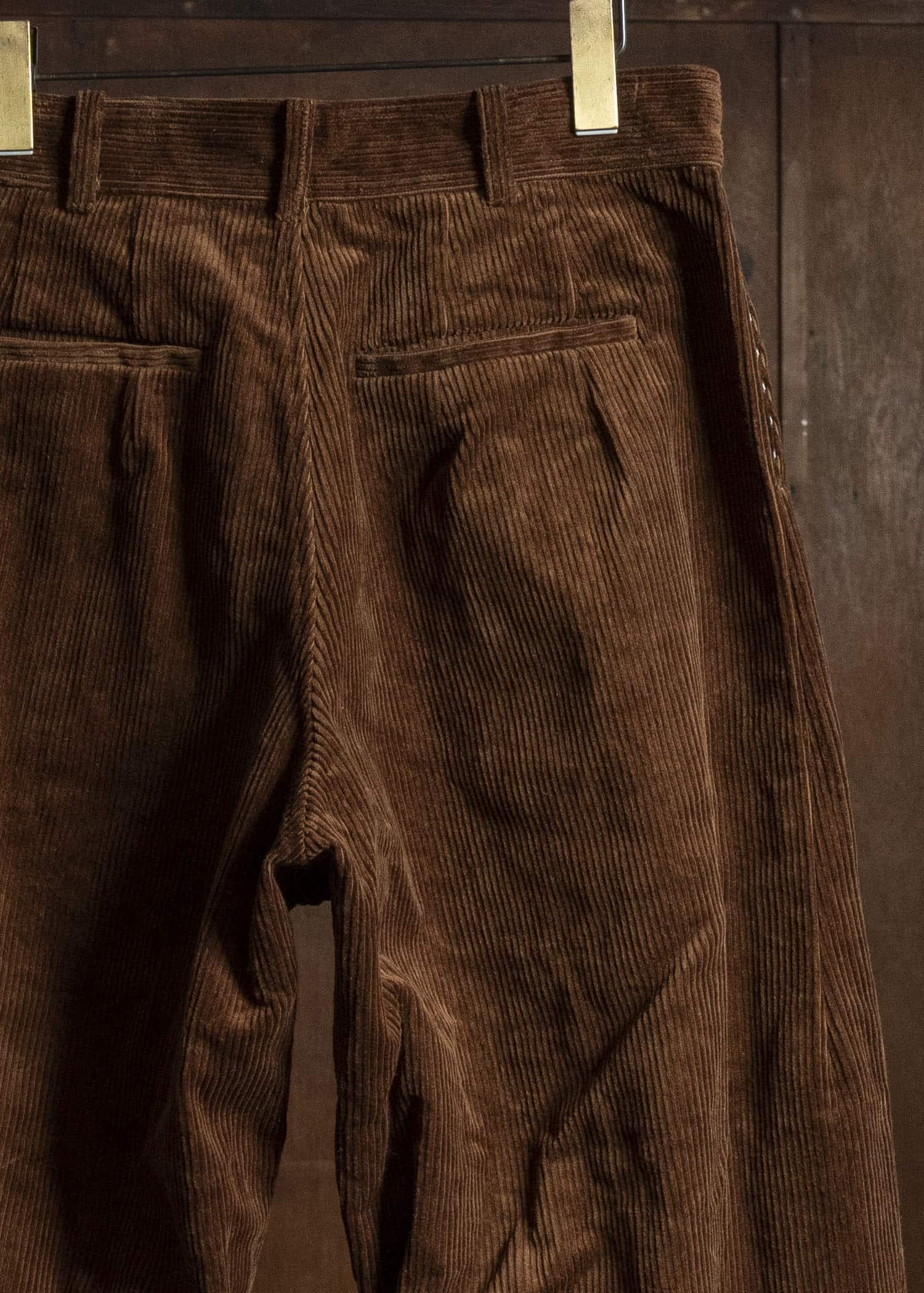 unkruid new baggy brown heavy corduroy