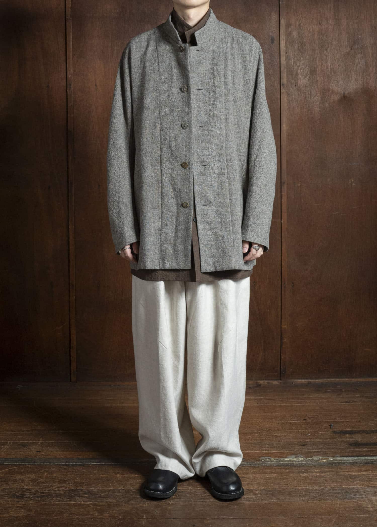 Jurgen Lehl Baby Alpaca Wool Jacket JO554FJM672 #15: Gray