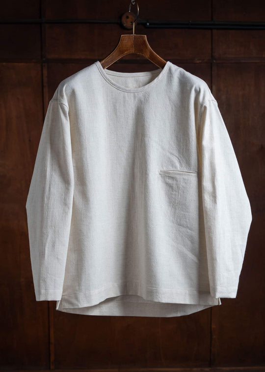 ZIIIN LONG SLEEVE TEE WHITE