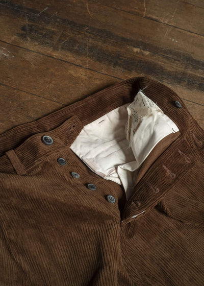 unkruid new baggy brown heavy corduroy