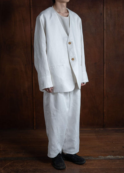 ZIIIN CARDIGAN JACKET OFFWHITE