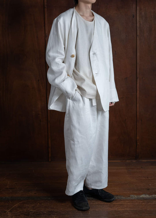 ZIIIN CARDIGAN JACKET OFFWHITE