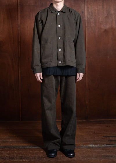 Taiga Takahashi Coverall Jacket Mix Green Lot.303