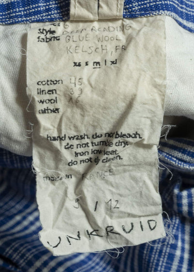 unkruid deep reading blue wool kelsch