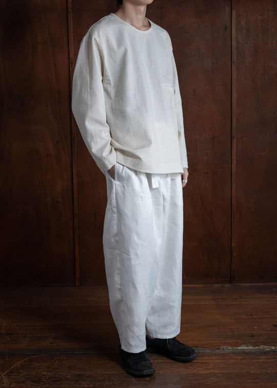 ZIIIN LONG SLEEVE TEE WHITE