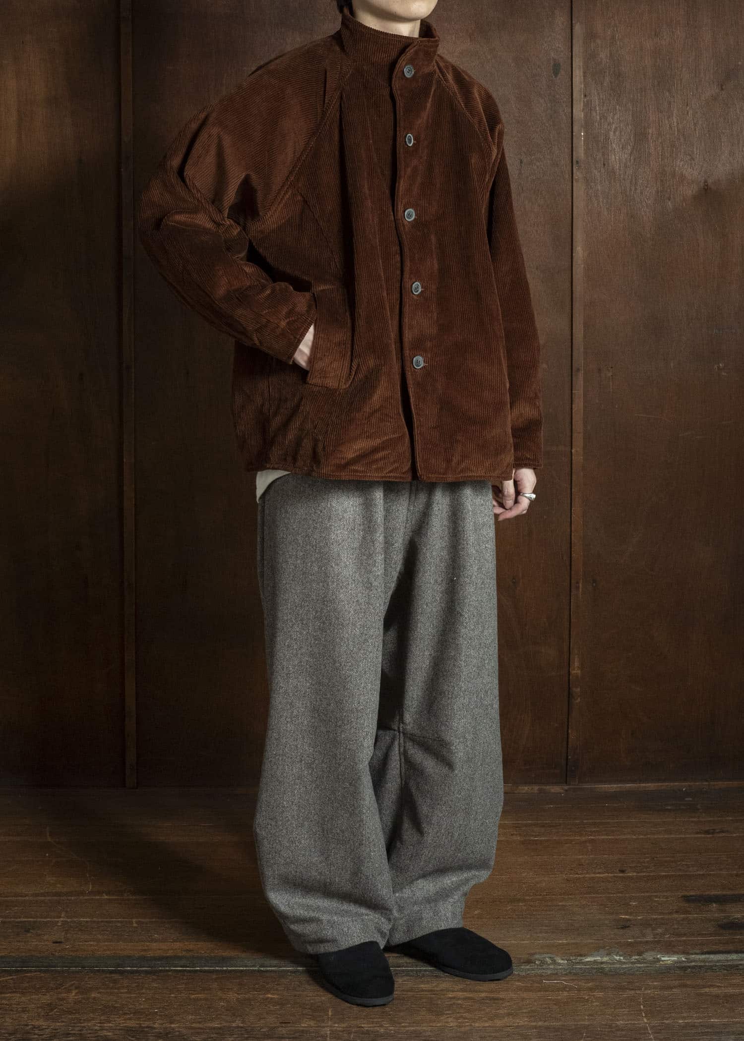unkruid late night brown heavy corduroy