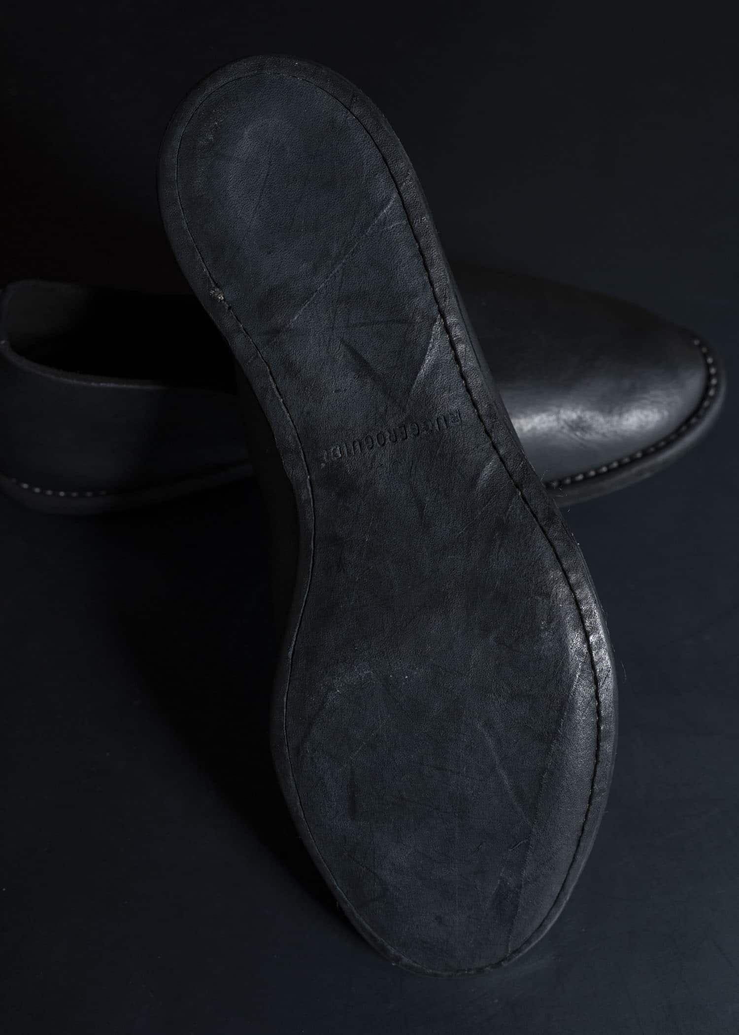GUIDI E28 SLIP ON BLKT CARF FULL GRAIN