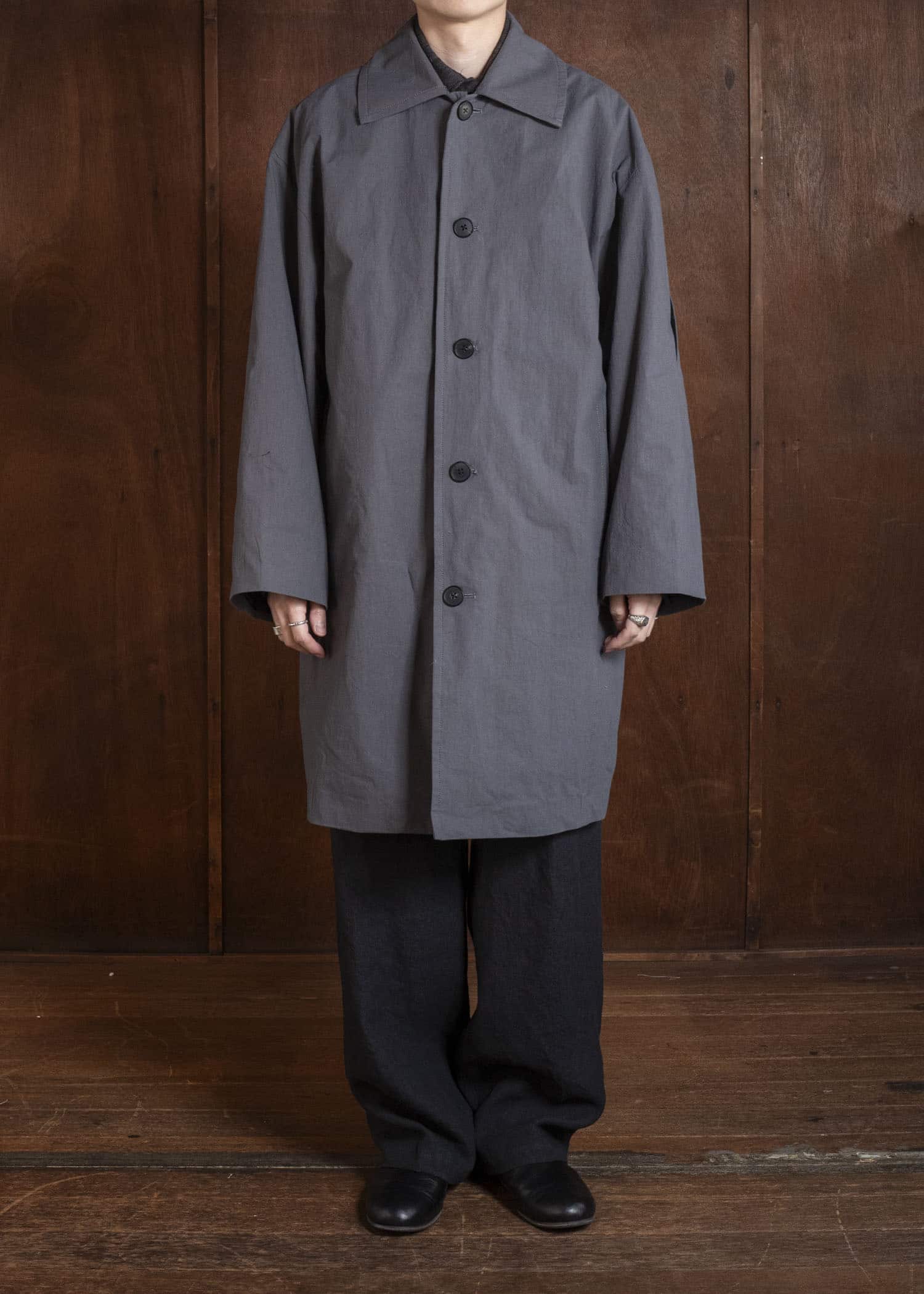 Edwina Horl EH49C-01 mantel ‹ground control› rauchfarbe