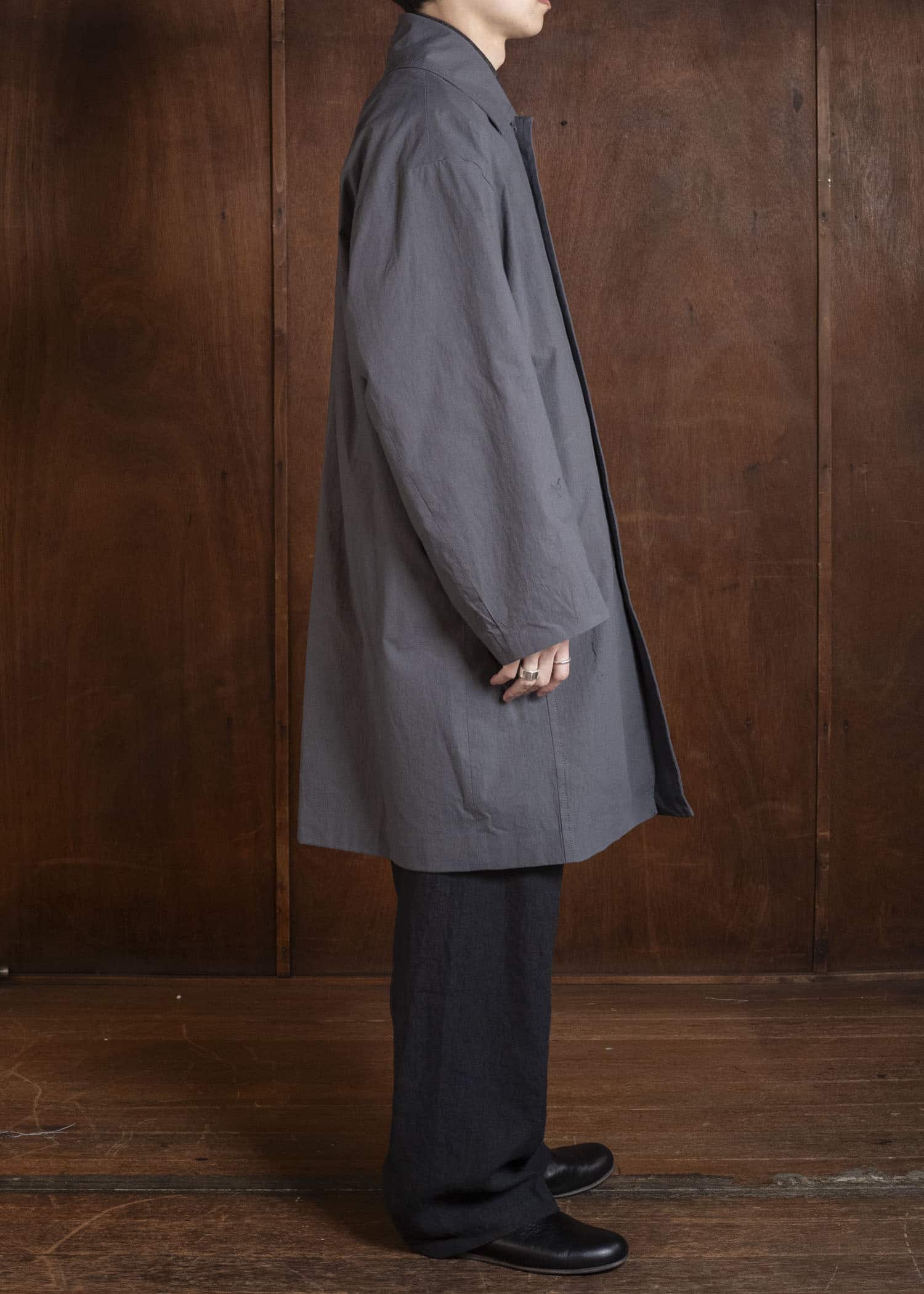 Edwina Horl EH49C-01 mantel ‹ground control› rauchfarbe