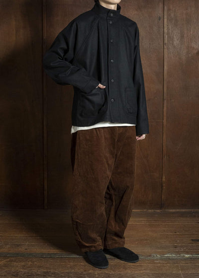 unkruid pickers shirt black fine loden