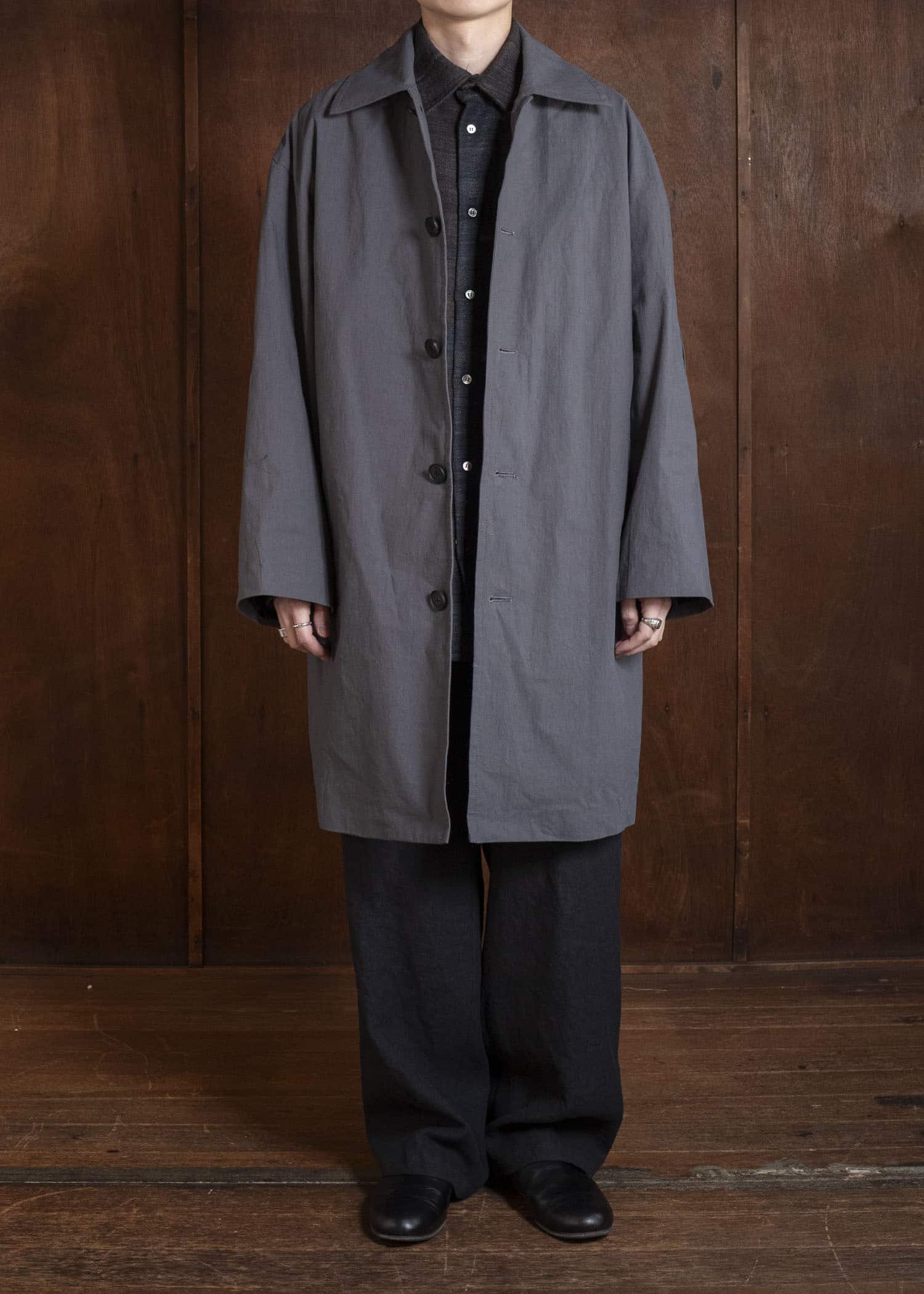 Edwina Horl EH49C-01 mantel ‹ground control› rauchfarbe