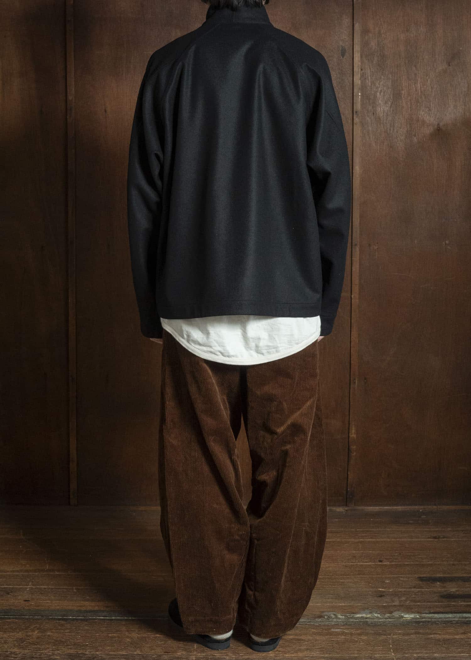 unkruid pickers shirt black fine loden