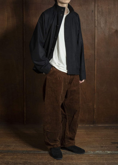 unkruid pickers shirt black fine loden