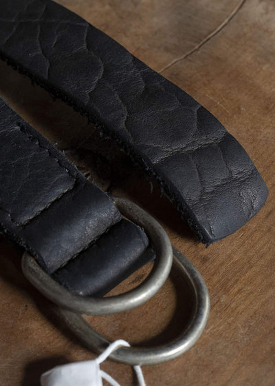 GUIDI BLT UNISEX LEATHER BELT BLKT